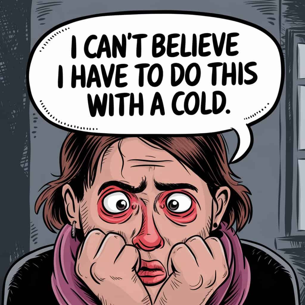 Professional winter voice care tips for speakers, showing hydration and protecting a clear speaking voice in dry weather